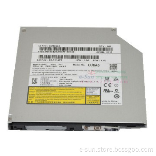Panasonic Hot Sale Product 12.7mm SATA Tray load DVDRW Burner Drive